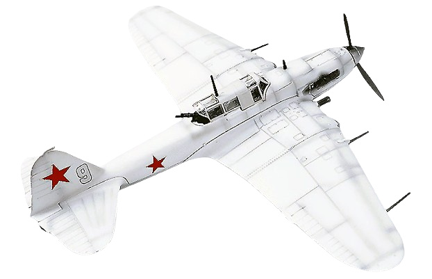 Il-2 Sturmovik,Soviet Air Force, M. Gareyev, USSR, Battle of Stalingrad, 1942, 1:72, Legion 