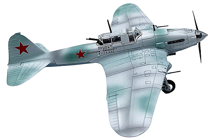 Ilyushin IL-2 Sturmovik M3 Red 8 1941 Winter, soviet air force, 1:72, Legion 