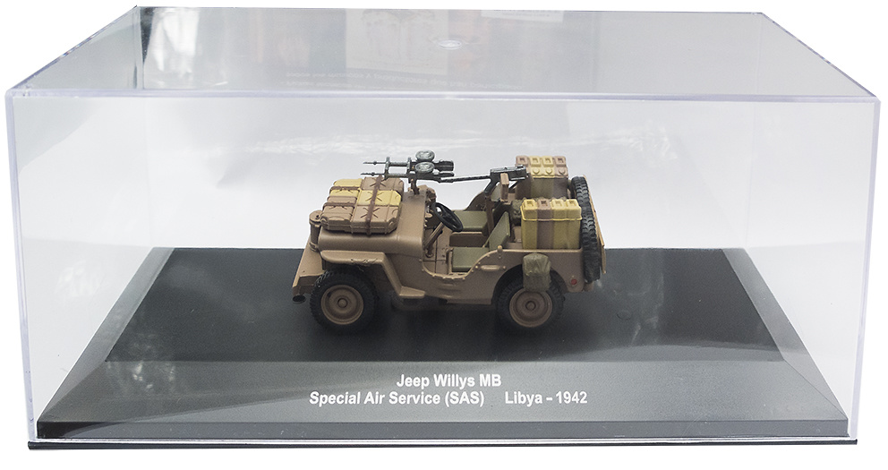 Jeep Willis MB, Special Air Service (SAS), Libya, 1942, 1:43, Atlas 