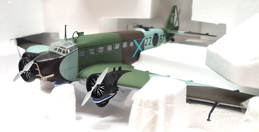 Franklin Mint Junkers JU 52 1:48 #0718 - Big Bill's Die Cast