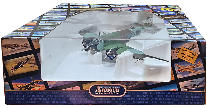【希少 未使用品】フランクリンミント製 ユンカース JU-52 1/48 ユンカース Ju-52 (プラモデル) - ホビーサーチ ミリタリープラモ