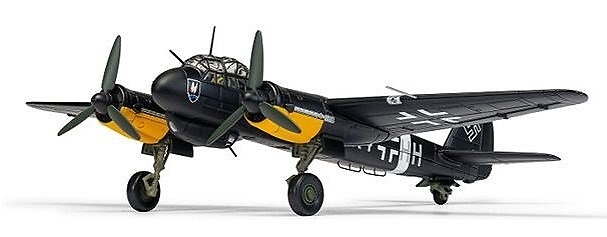 Junkers Ju88C-6 R4+HH, Gerhard Böhme, 1./NJG.2, Luftwaffe, Catania, Sicily, 1942, 1:72, Corgi 