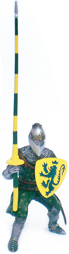 Knight in Tournament, Leon, 1:18, Blue Box 