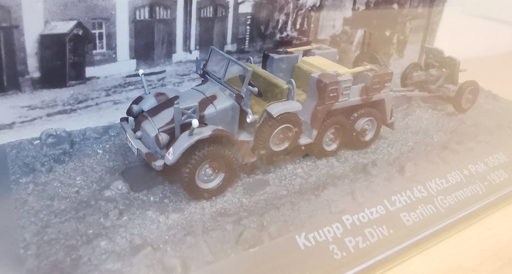 Krupp L2H143 (Kfz.69) + Pak 35/36 3.Pz.Div. Berlin (Germany) 1938, 1:72, Altaya 