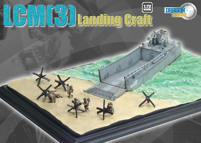 LCM (3) Landing Craft, 1:72, Dragon Armor 