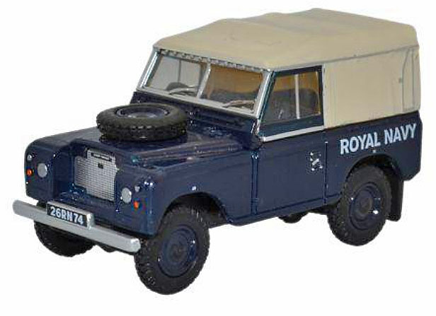 Land Rover Serie III, SWB Canvas, Royal Navy, 1:76, Oxford 