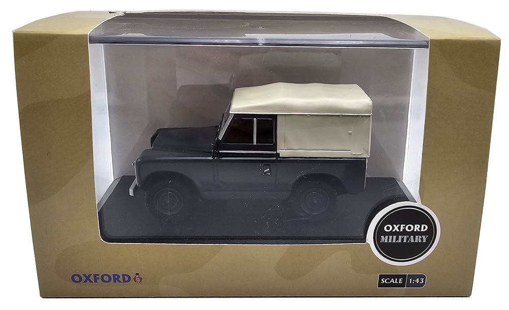 Land Rover Series 2, SWB Canvas, RAF Police, 1:43, Oxford 43LR2S007 