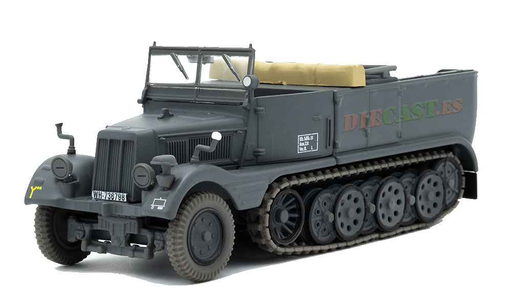 Light Semi-Trailer Truck (leichter Zugkraftwagen) 3 t, SdKfz 11, Germany, 1936-45, 1:43, Atlas 