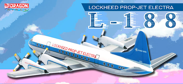 Lockheed Prop-Jet Electra L-188 (First L-188 Prototype), 1:400, Dragon Wings 