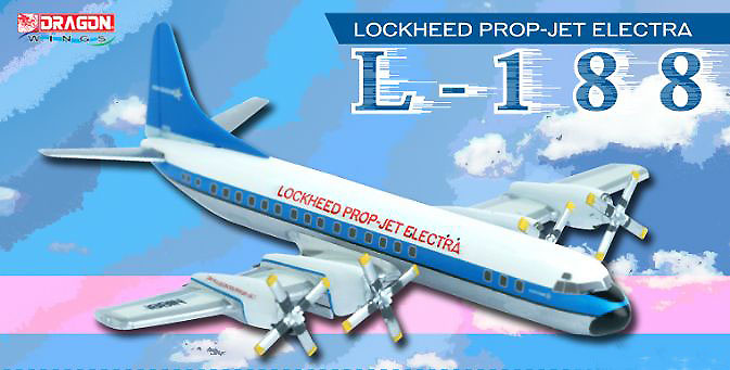 Lockheed Prop-Jet Electra L-188 (First L-188 Prototype), 1:400, Dragon Wings 