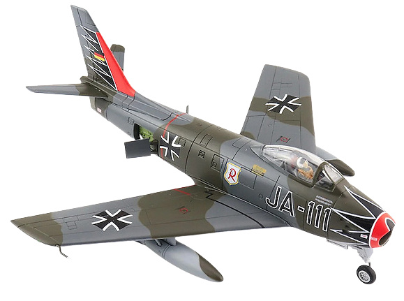 Luftwaffe JG 71 Richthofen, JA-111, Erich Hartmann, Ahlhorn AB, Germany, 1960, 1:72, Hobby Master 