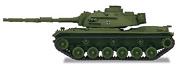 M-48 G tank, Germany 1957-63, 1:87, Märklin 