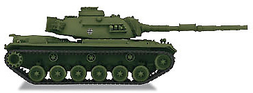 M-48 G tank, Germany 1957-63, 1:87, Märklin 