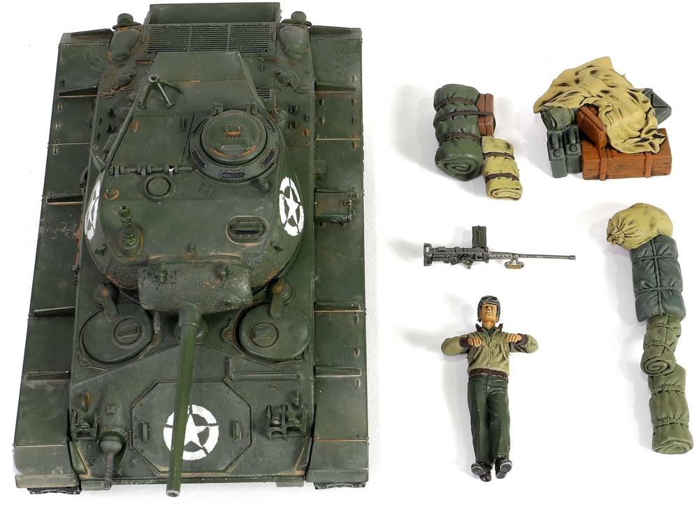 M24 Chaffee, 8th Armored Division, Rheinberg, Germany 1945, 1:32, Forces of Valor 801002A 