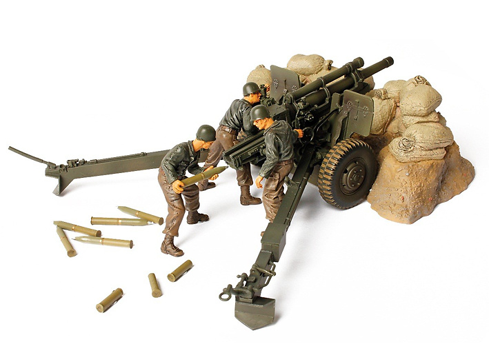 M2A1 105 mm Howitzer, U.S., France, 1944, 1:32, Forces of Valor 