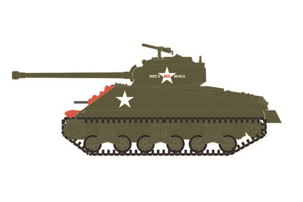 M4 Sherman, US Army, Korean War II, 1952, 1/64, Greenlight 