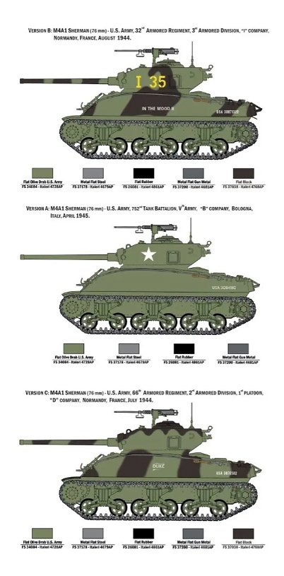M4A1 Sherman with infantry, 1:35, Italeri 