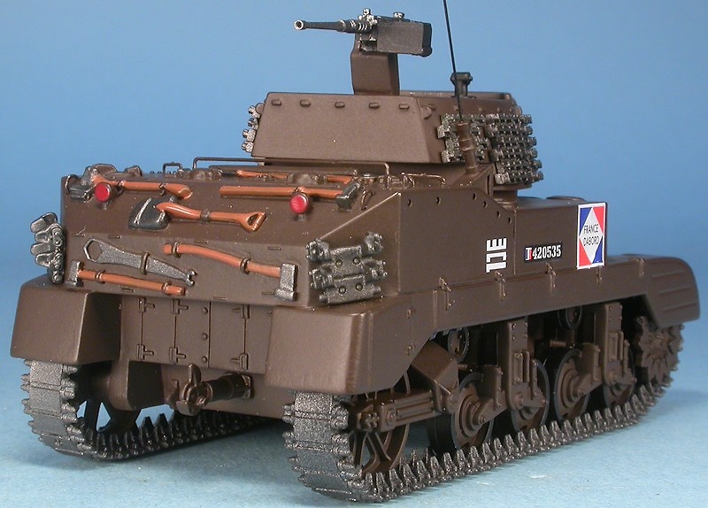 M8 Scott 75 mm Howitzer Motor Carriage, 1e REC - 5e DB, Alsacia, 1944 1:48, Gasoline 