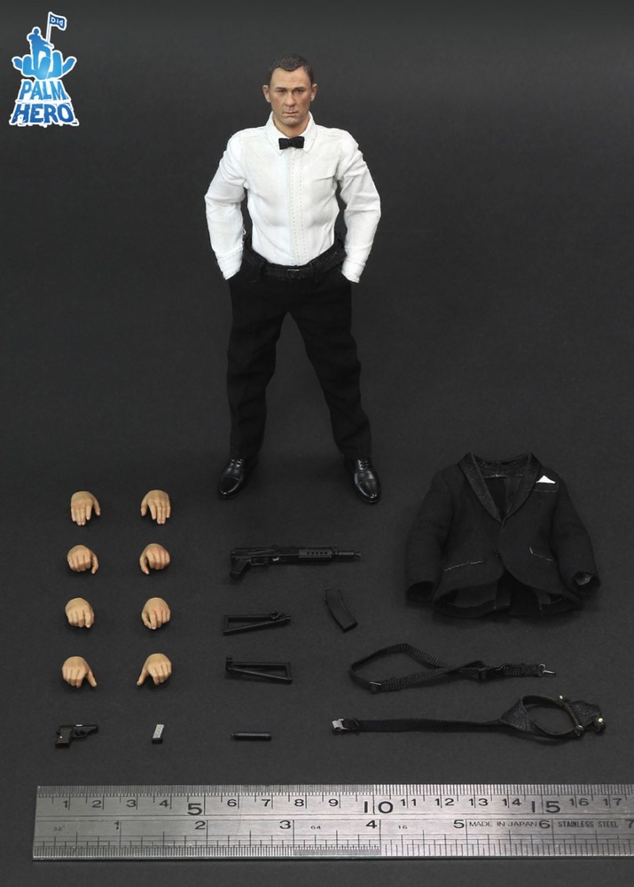 MI6 Agent Jack, Suit Version, Palm Hero Series WWII, 1:12, Did XT80018 