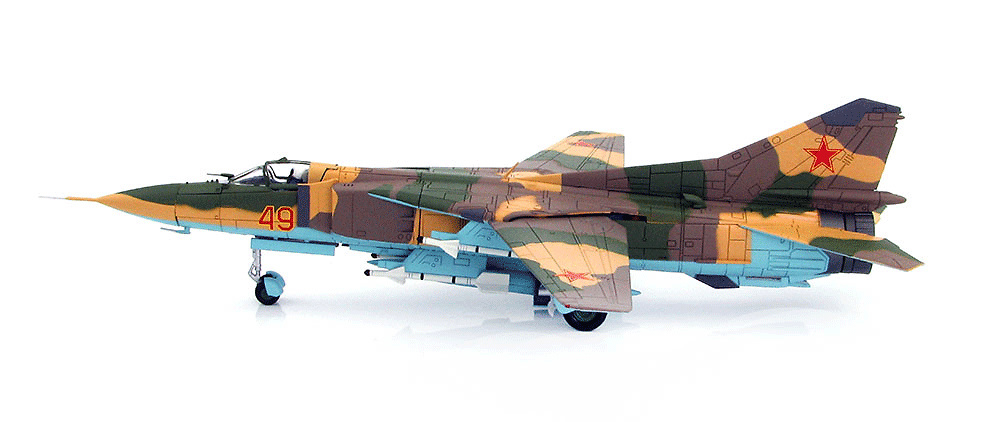 MIG-23MS Red 49, 4477th Test and Evaluation Sqn., 80's, 1:72, Hobby Master 