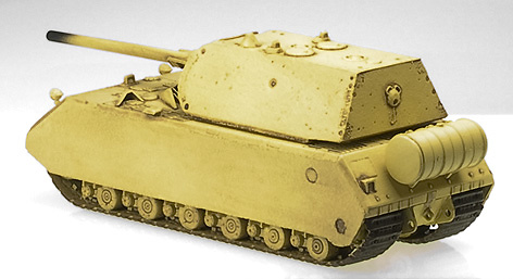 Maus, heavy tank, German Army, 1:72, Easy Model 