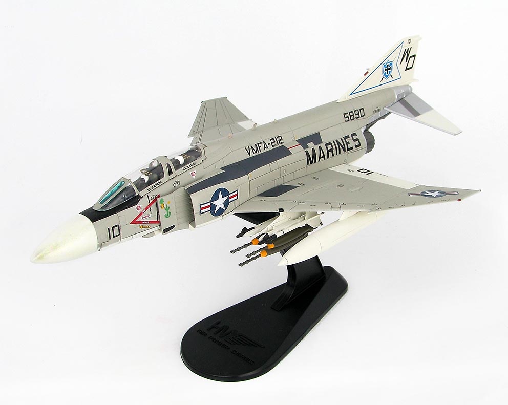 McDonnell Douglas F-4J Phantom 155890, VMFA-212, USMC, circa 1970s, 1:72, Hobby Master 