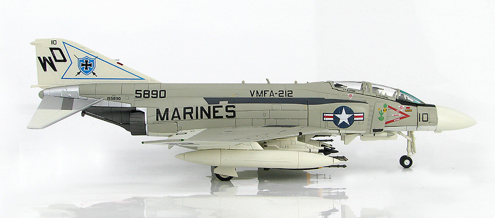 McDonnell Douglas F-4J Phantom 155890, VMFA-212, USMC, circa 1970s, 1:72, Hobby Master 