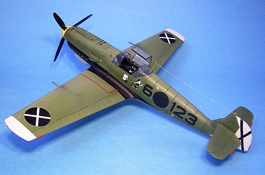 Messerchmitt BF-109E (6-123), Legion Condor, Spain, 1939, 1:30, John Jenkins 