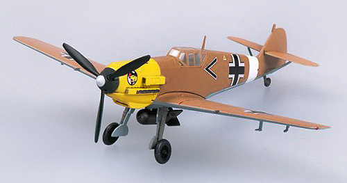 Messerschmitt BF-109E-7, Trop. 1./JG27, Libya, 1941, 1:72, Easy Model 