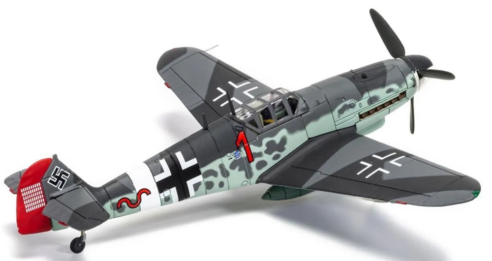 Messerschmitt Bf 109G-2 (Trop) 'Red 1', Hpt. Werner Schroer, 1:72, Corgi 