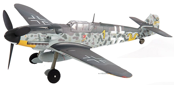 Messerschmitt Bf109G-6, Erich Hartmann, Luftwaffe, JG 52, 1943AF, 1944, 1:72, JC Wings 