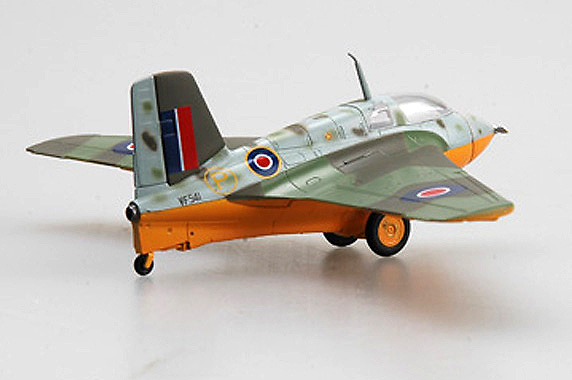 Messerschmitt Me163 B-1a, JG400, RAF, Captured, 1:72, Easy Model 