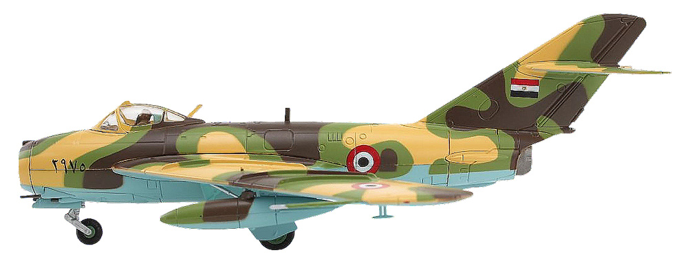 MiG-17F Fresco-C, Egyptian Air Force, Egypt, 1973, 1:72, Hobby Master 