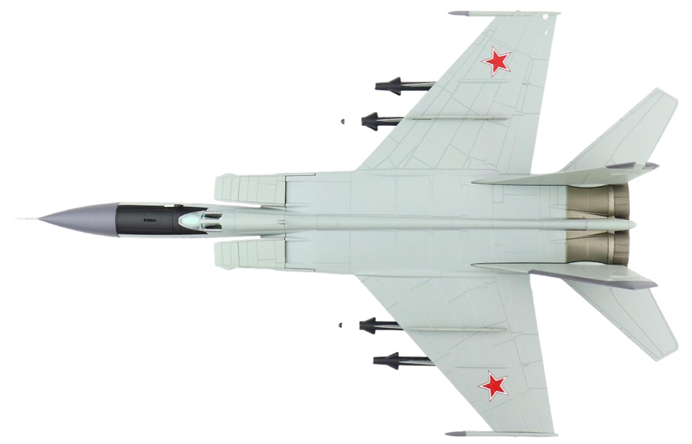 MiG-25PDS Foxbat-E, Ukrainian AF, 146th GFAR, Blue 20, Vasilkov AB, Ukraine, 1990, 1:72, Hobby Master 
