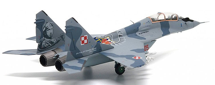 Mig 29UB Fulcrum, Polish Air Force, 22nd Tactical Aviation Base, May, 2015, 1:72, JC Wings 