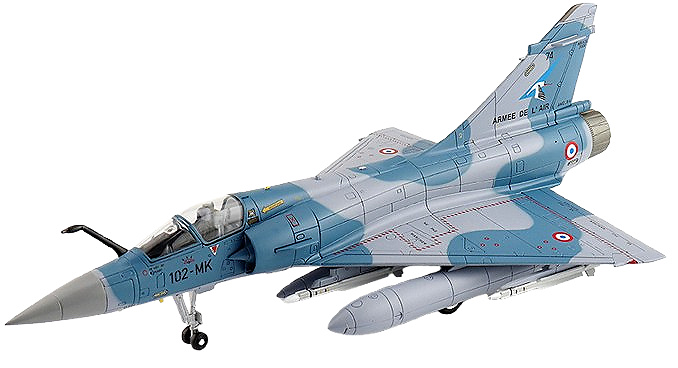 Mirage 2000-5, Armee de l'Air EC 1/2 Cigognes, 102-MK, Luxeuil-Saint-Sauveur, France, 1:72, Hobby Master 