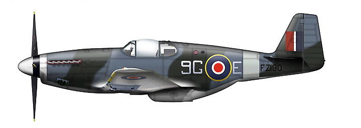 Mustang Mk.III 9G-E, 441 Squadron, RCAF, May, 1945, 1:48, Hobby Master 