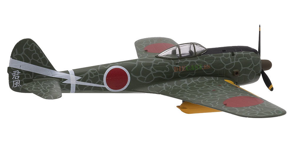 Nakajima KI-43, pilot Satoru Anabuku, Japón, 1943, 1:72, Atlas 