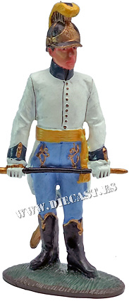 Officer, Austrian Splényi regiment, 1800, 1:30, Del Prado 