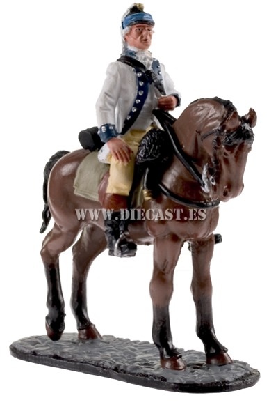 Officer, Light Dragoon, Continental Navy, USA, 1781, 1:30, Del Prado 