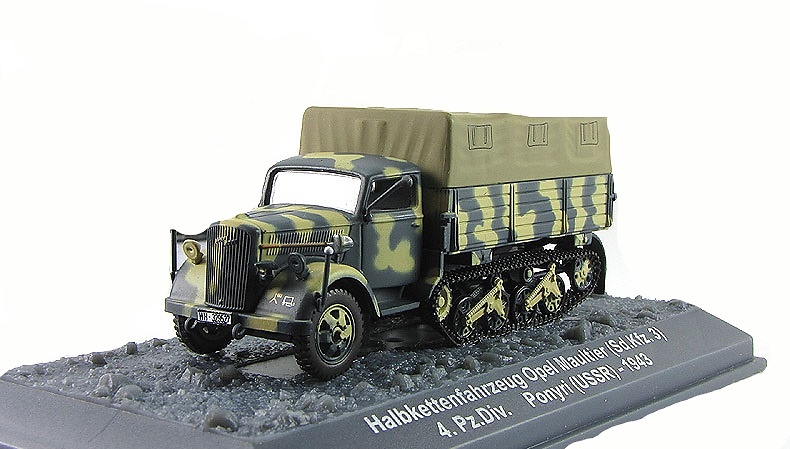 Opel Maultier (Sd.Kfz.3) 4.Pz.Div. Ponyri (USSR) 1943, 1:72, Altaya 