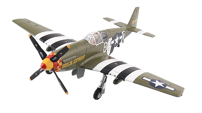 P-51B Mustang USAAF 357th FG, Berlin Express, W. Overstreet, RAF, England, 1944, 1:48, Hobby Master 