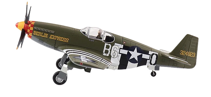 P-51B Mustang USAAF 357th FG, Berlin Express, W. Overstreet, RAF, England, 1944, 1:48, Hobby Master 