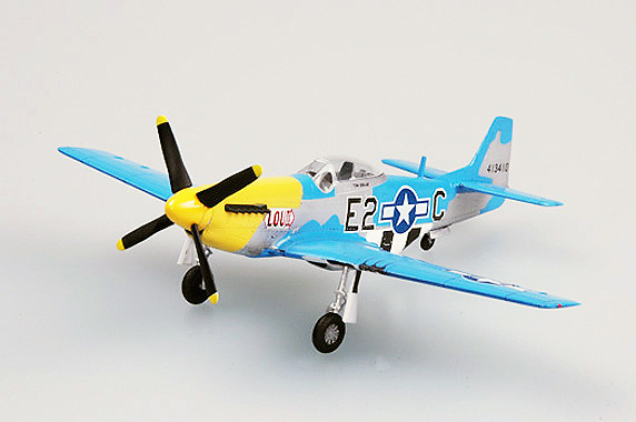 P-51D Louiv, E2*C 375th fs, 361th fg, 1:72, Easy Model 