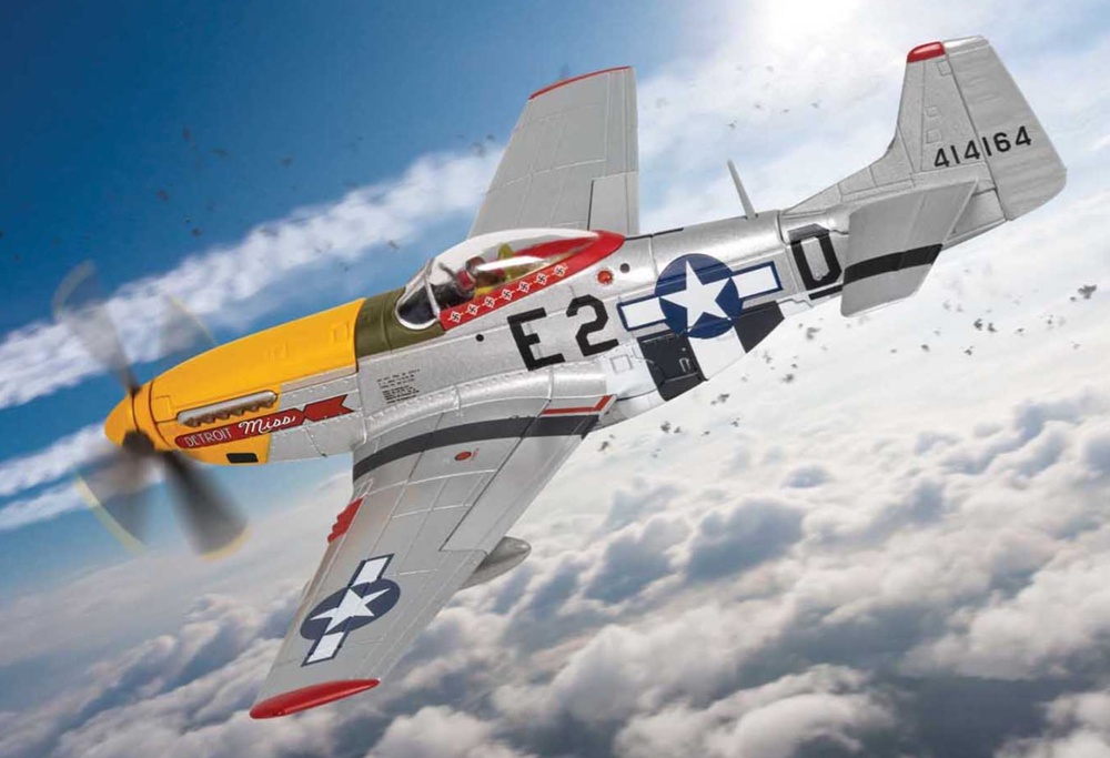 P-51D Mustang, 44 14164 E2 D Detroit Miss, Lt. Urban L Drew 375th FS 361st FG RA, 1:72, Corgi 