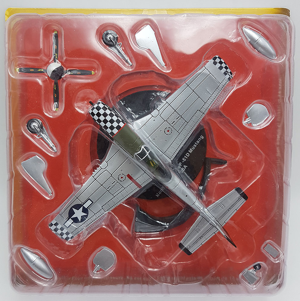 P-51D Mustang, 84th Fighter Squadron, 78th Fighter Group, 8th AF, England 1945, 1:72, Altaya 
