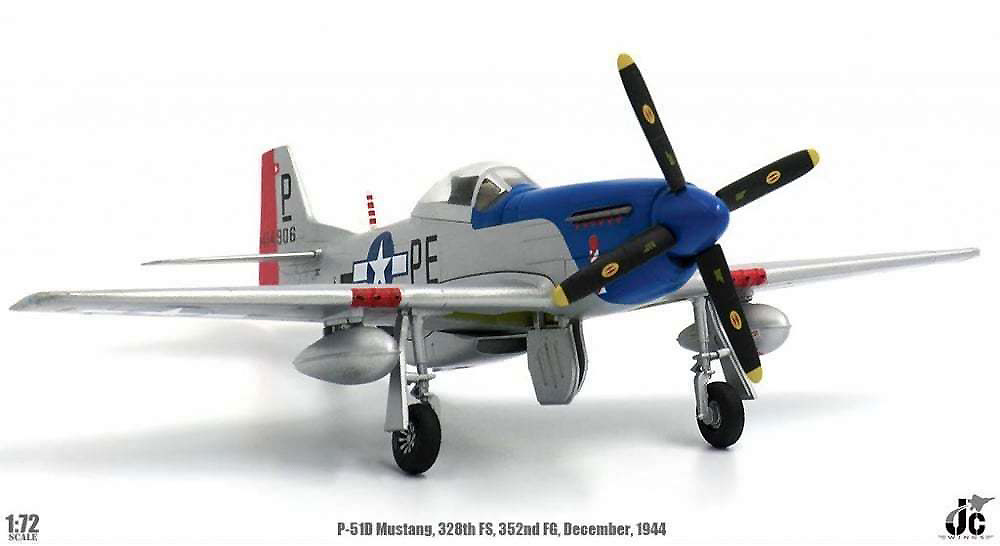P-51D Mustang, George Preddy, 328th FS 352nd FG 8th Air Force, December, 1944, 1:72, JC Wings 