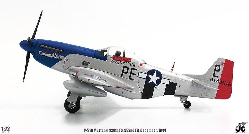 P-51D Mustang, George Preddy, 328th FS 352nd FG 8th Air Force, December, 1944, 1:72, JC Wings 