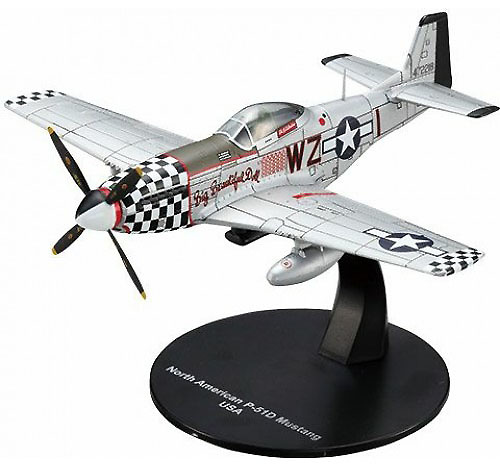 P-51D Mustang, W.W. II, USA, 1:72, DeAgostini 