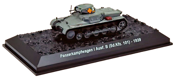 Panzerkampfwagen I Ausf. B, Sd.Kfz.101, germany, 1939, 1:72, Amercom 